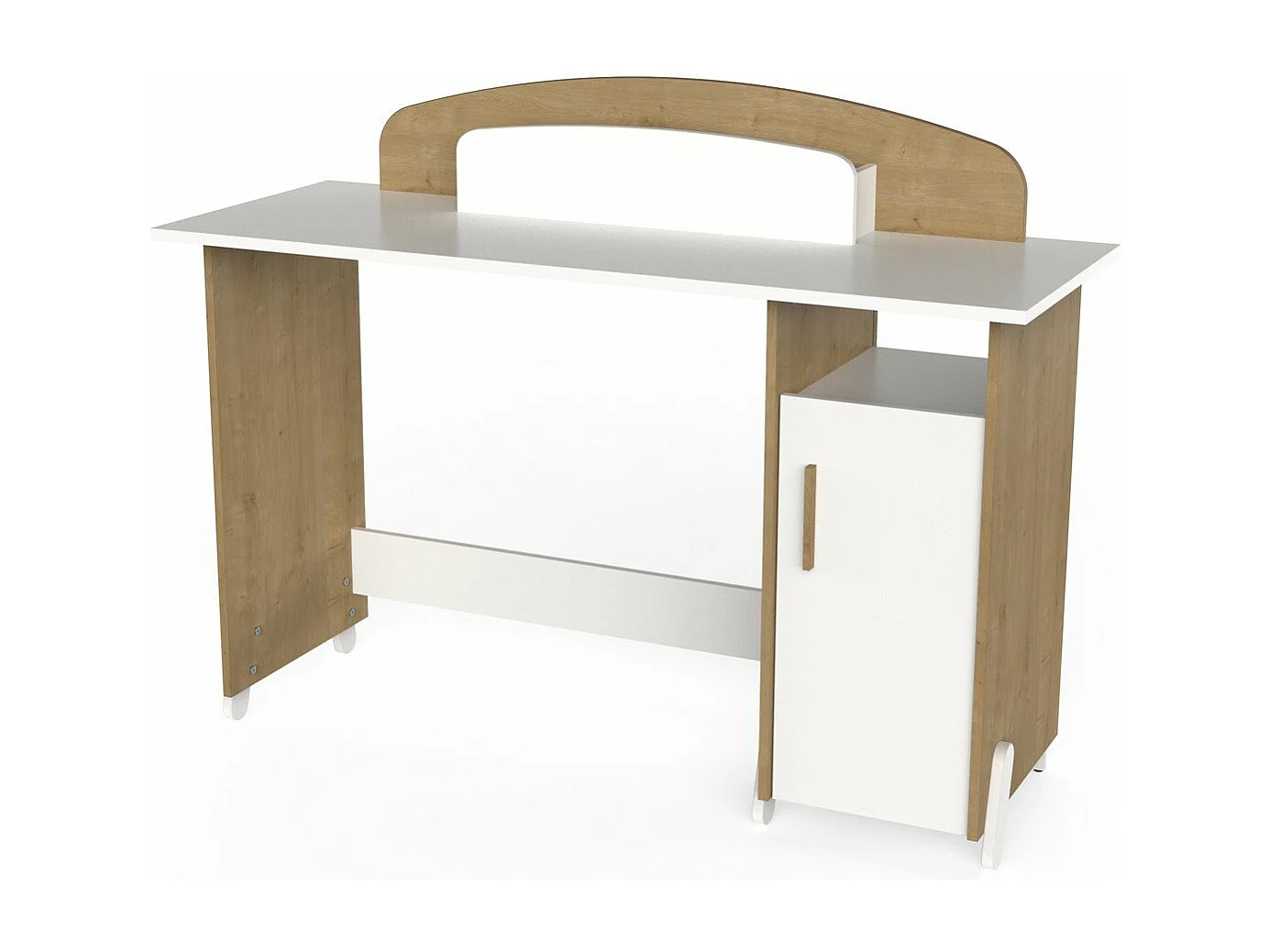 Bureau 1 niche et 1 porte L134,8 cm - NAILI