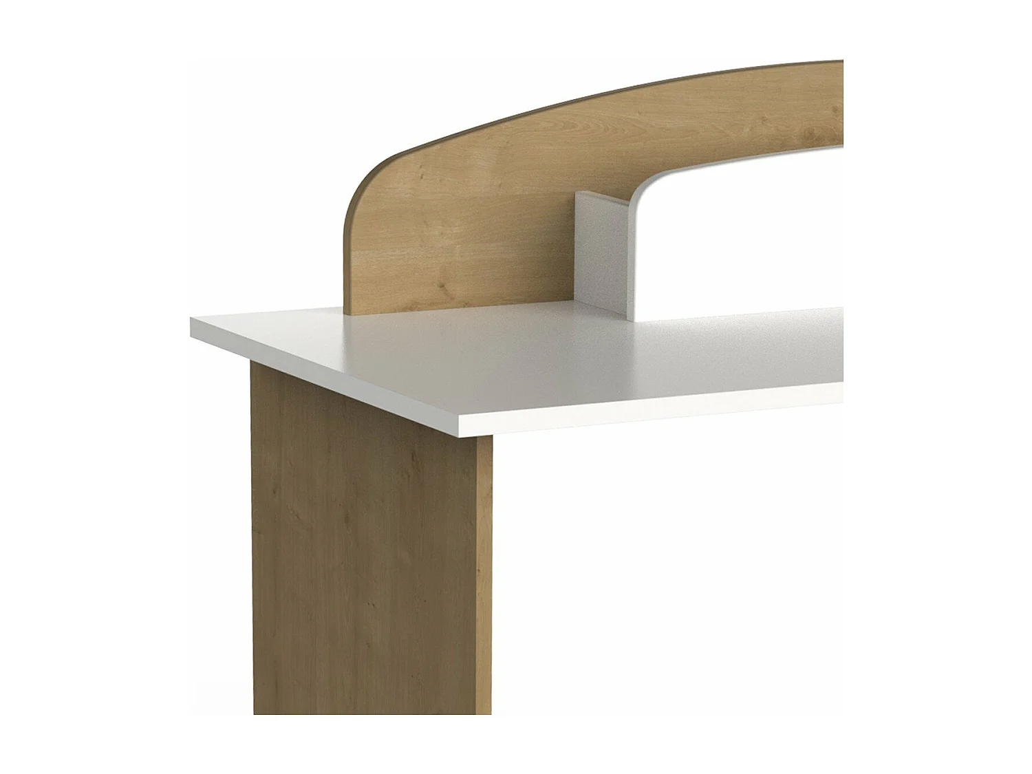 Bureau 1 niche et 1 porte L134,8 cm - NAILI