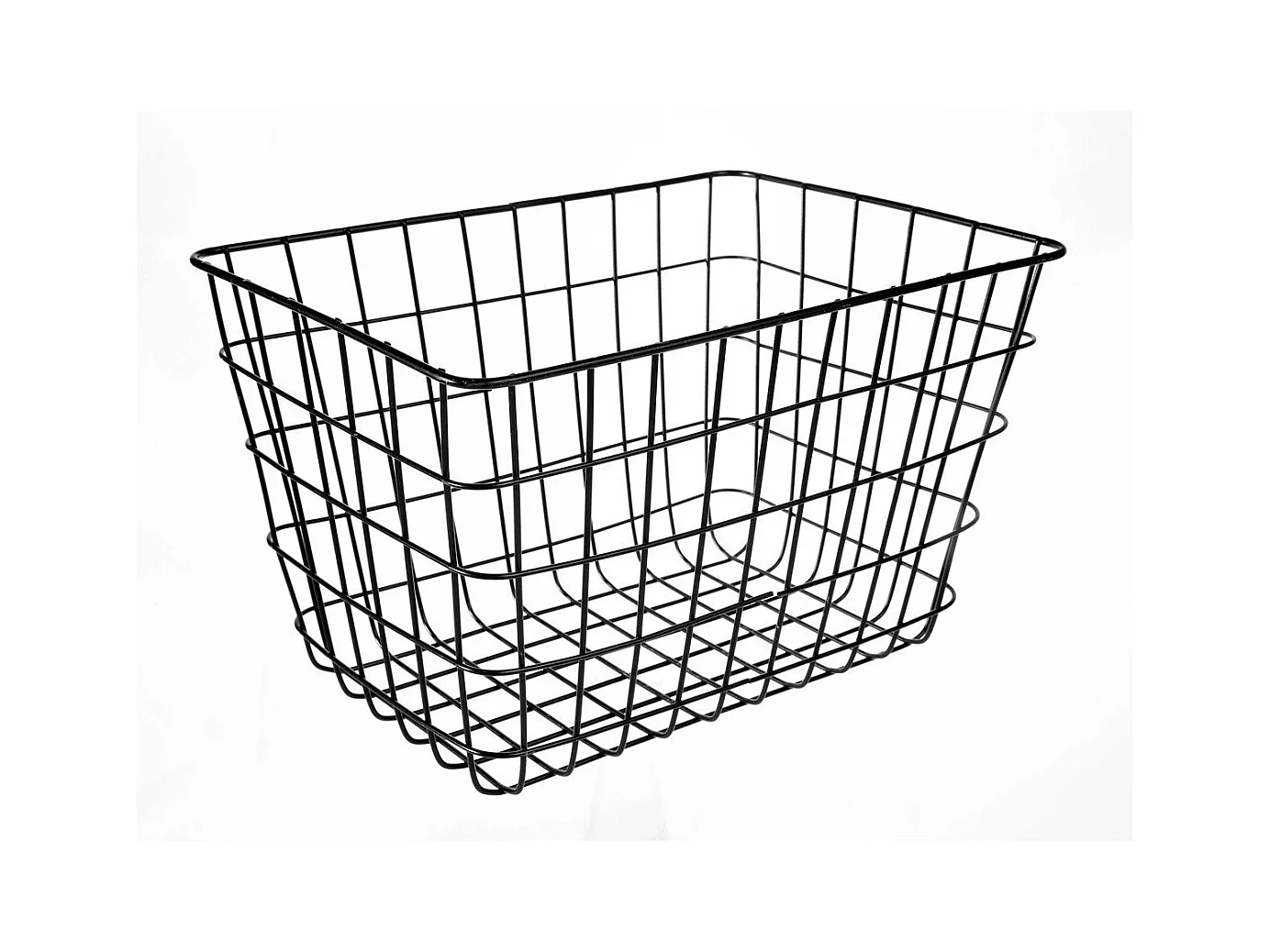 Panier filaire noir moyen modèle  - H23 cm