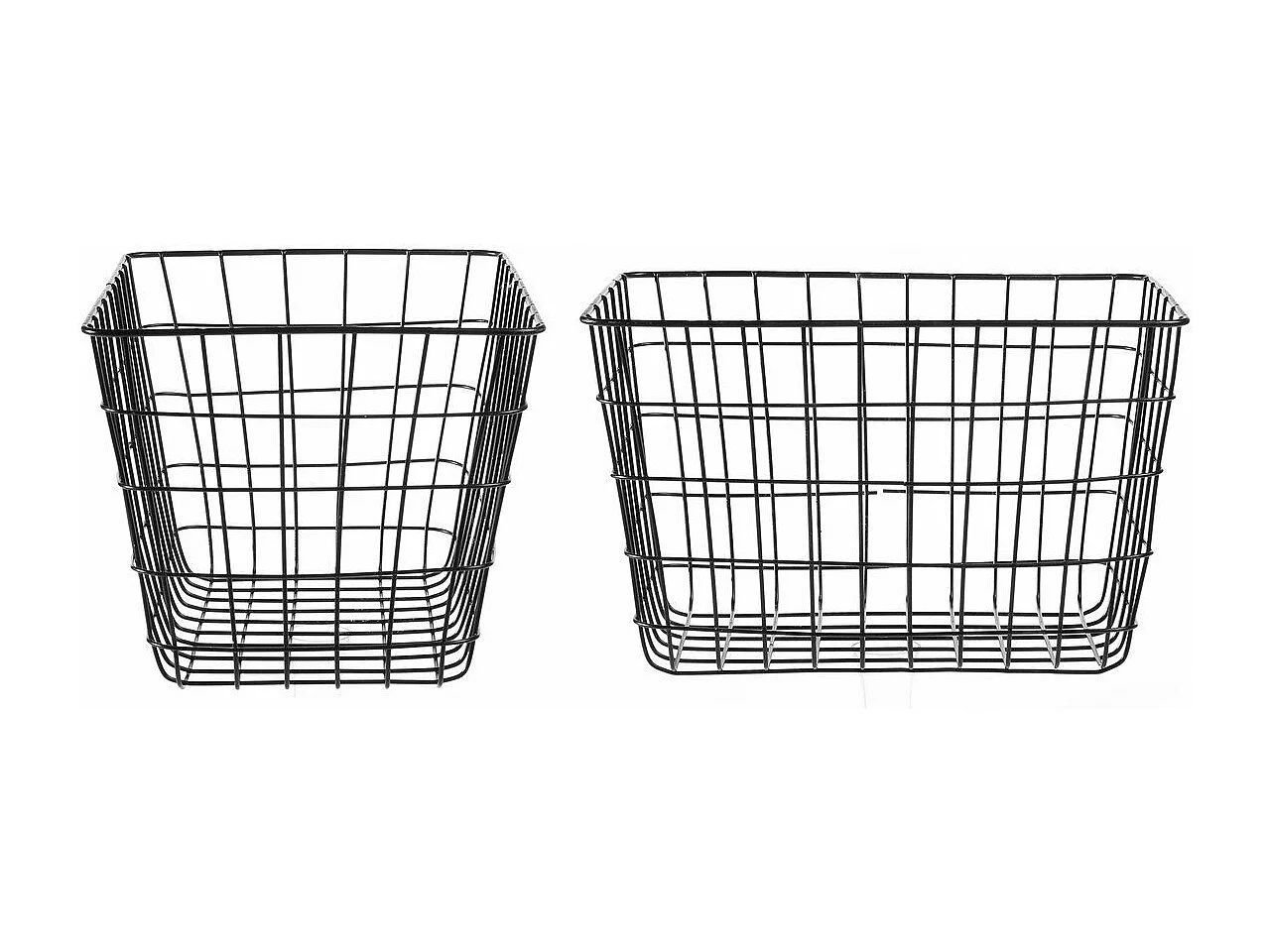 Panier filaire noir moyen modèle  - H23 cm