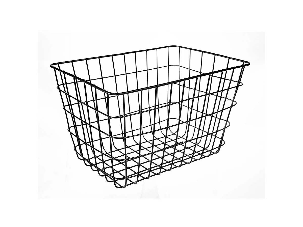 Panier filaire noir moyen modèle  - H23 cm
