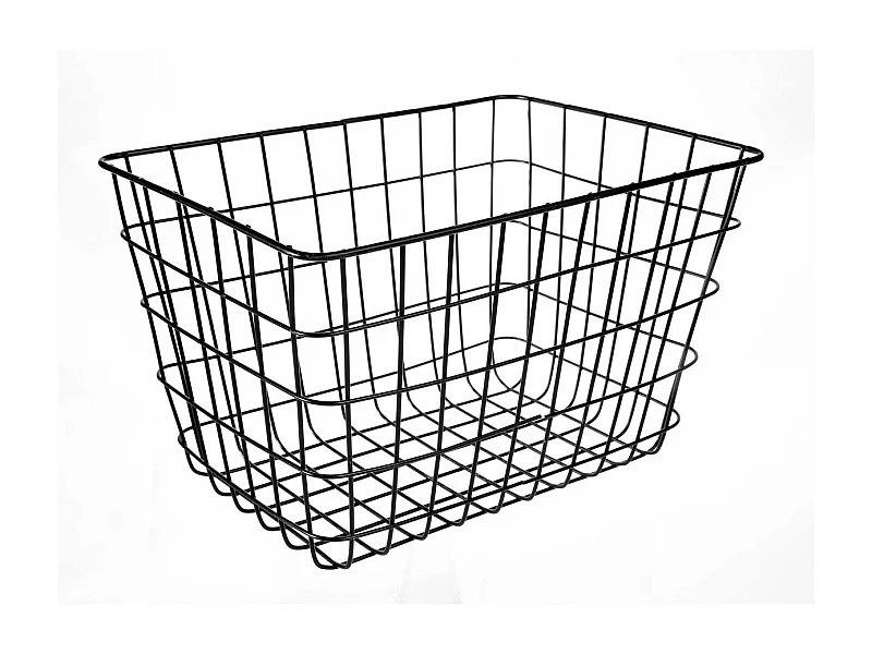 Drahtkorb Schwarz Mittlere Größe – H23 cm