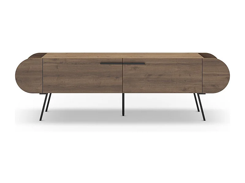 TV-Möbel 2 Türen mit Metallfüßen B194,5 cm - SALUSO