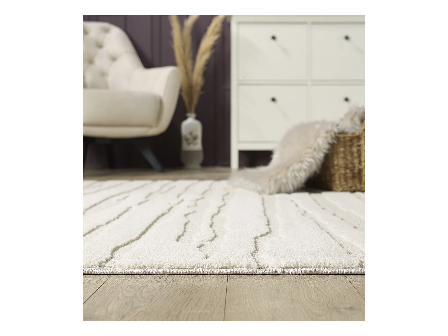 Teppich Everest Modern Design - Cream - 80 x 150 cm