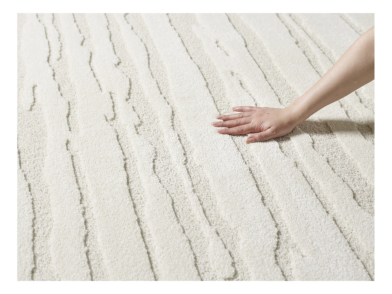 Teppich Everest Modern Design - Cream - 80 x 150 cm