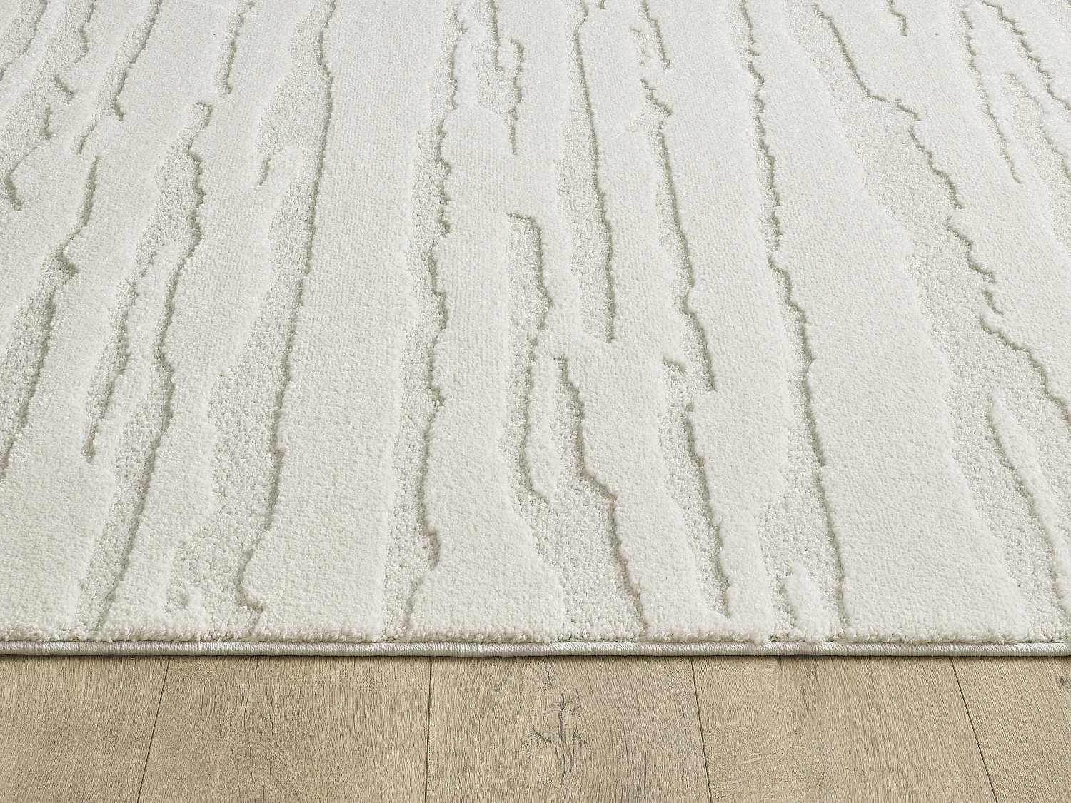 Tapis Everest moderne design - Crème - 120 x 170 cm