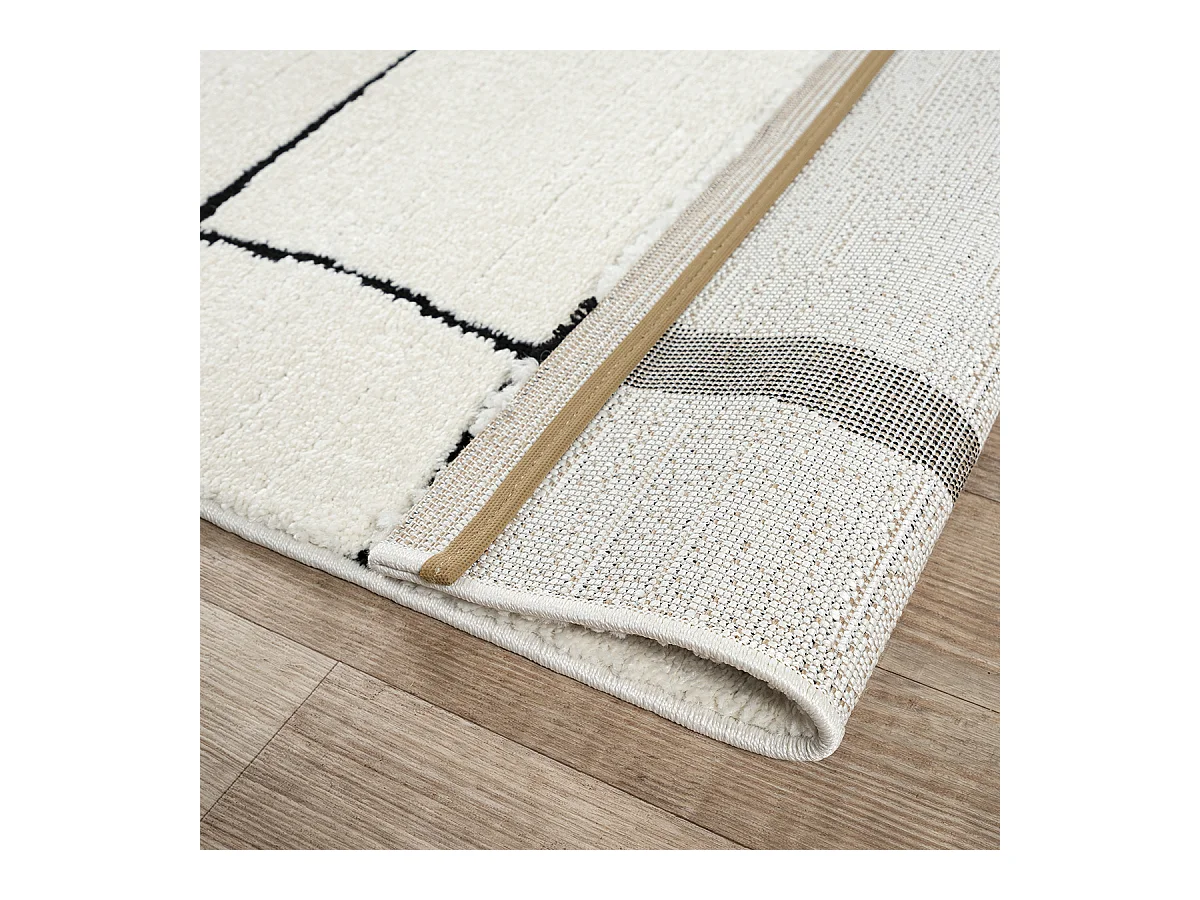 Tapis Everest design moderne - Crème - 120 x 170 cm