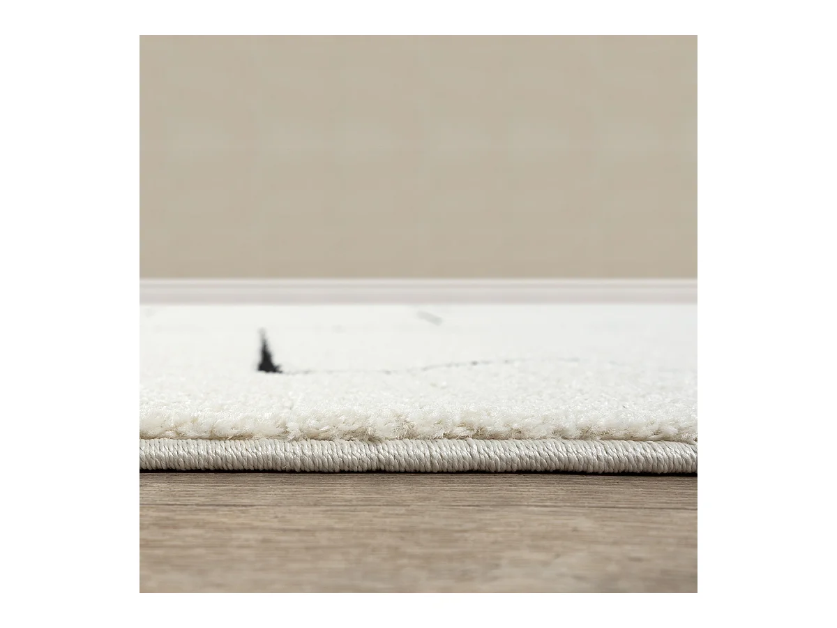 Tapis Everest design moderne - Crème - 120 x 170 cm