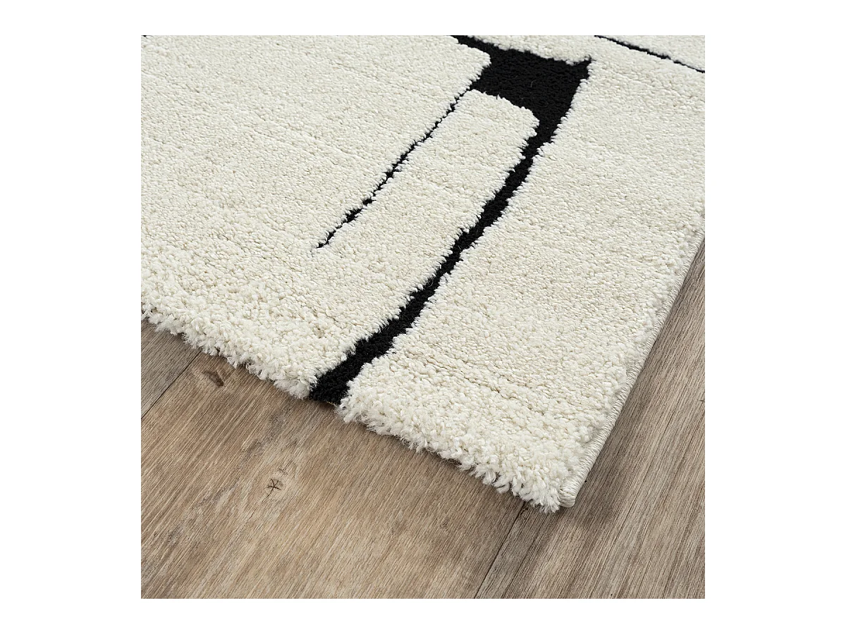 Tapis Everest design moderne - Crème - 120 x 170 cm