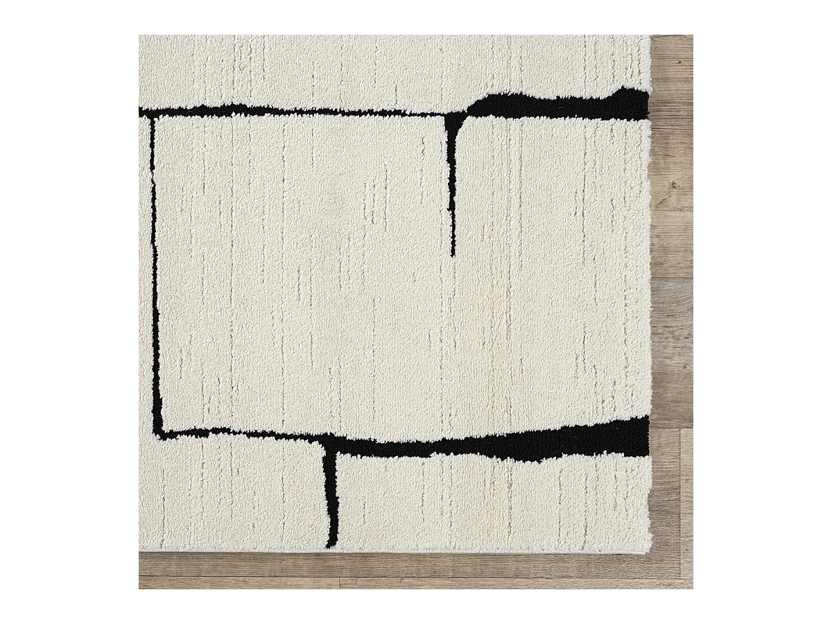 Tapis Everest design moderne - Crème - 120 x 170 cm