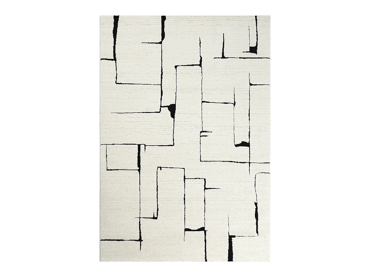 Tapis Everest design moderne - Crème - 160 x 230 cm