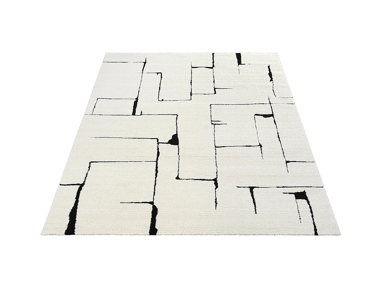 Tapis Everest design moderne - Crème - 160 x 230 cm