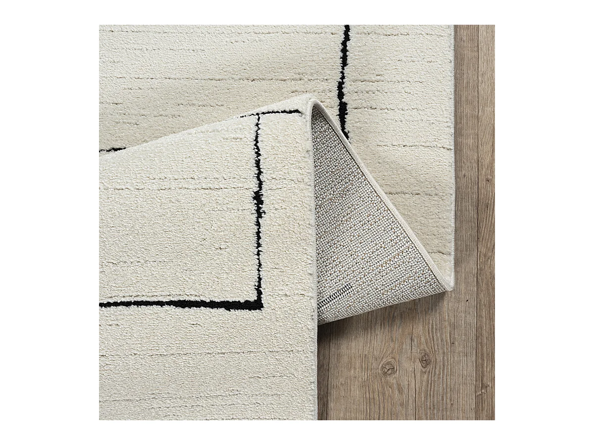 Tapis Everest design moderne - Crème - 160 x 230 cm