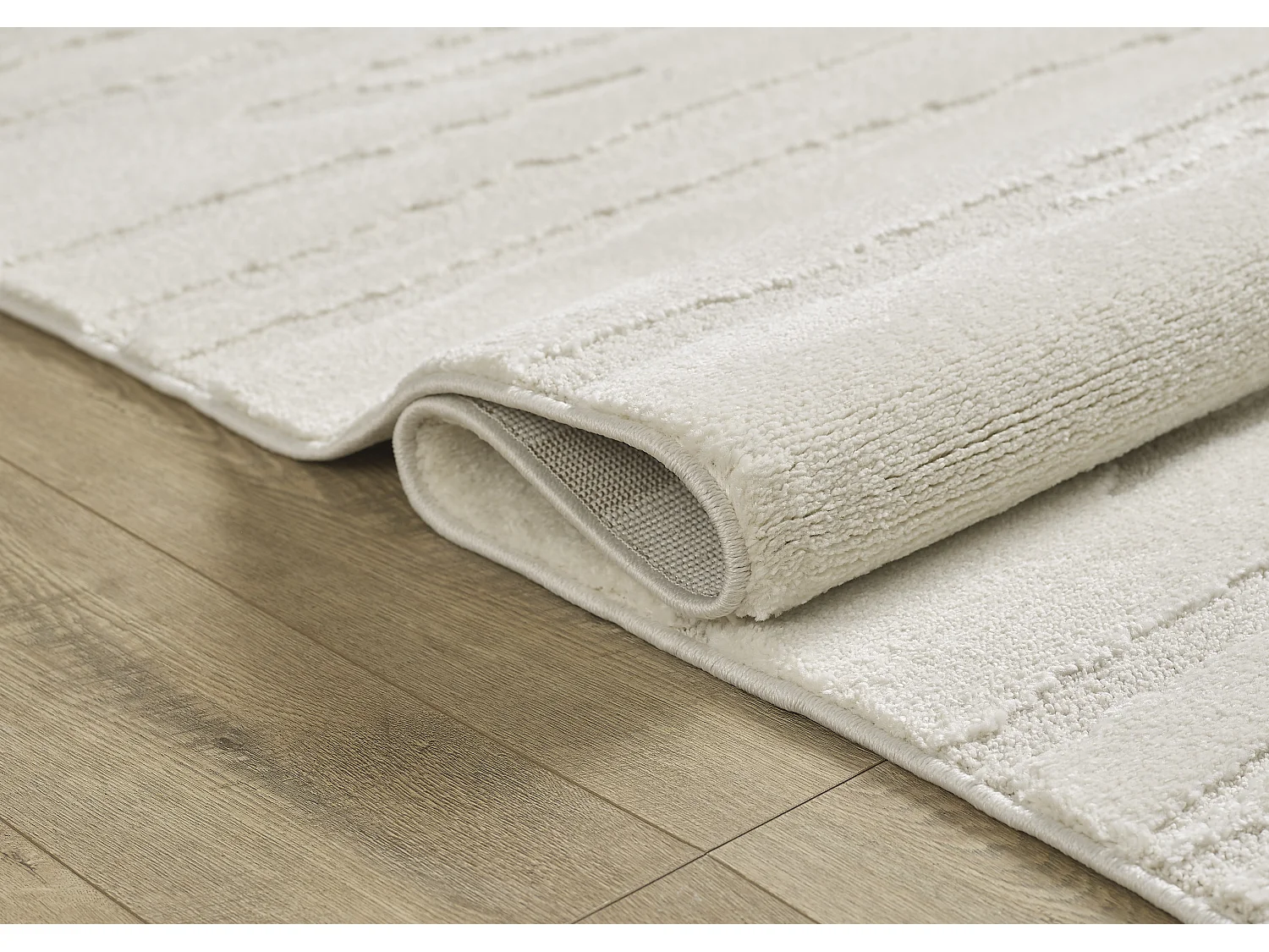 Tapis Everest moderne design - Crème - 140 x 200 cm