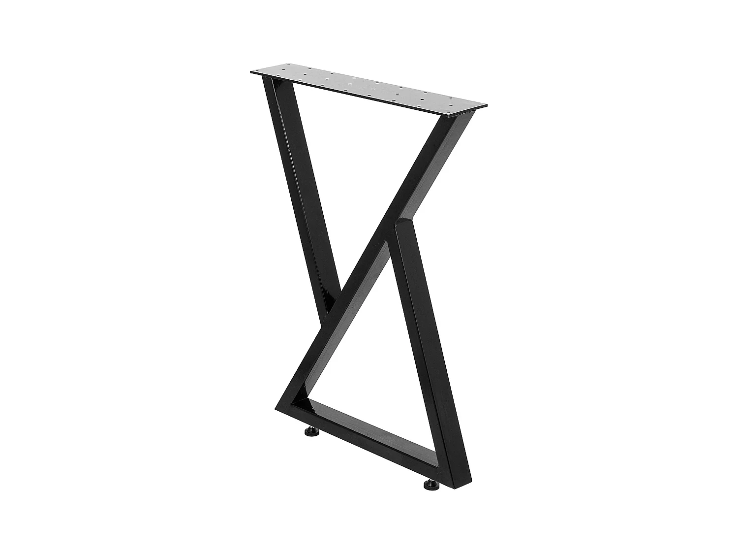 Pieds de Table en Métal SucceBuy, 71 cm de Hauteur, 61 cm de Largeur, Pieds de Banc de Bureau de Salle à Manger, 2 Pièces