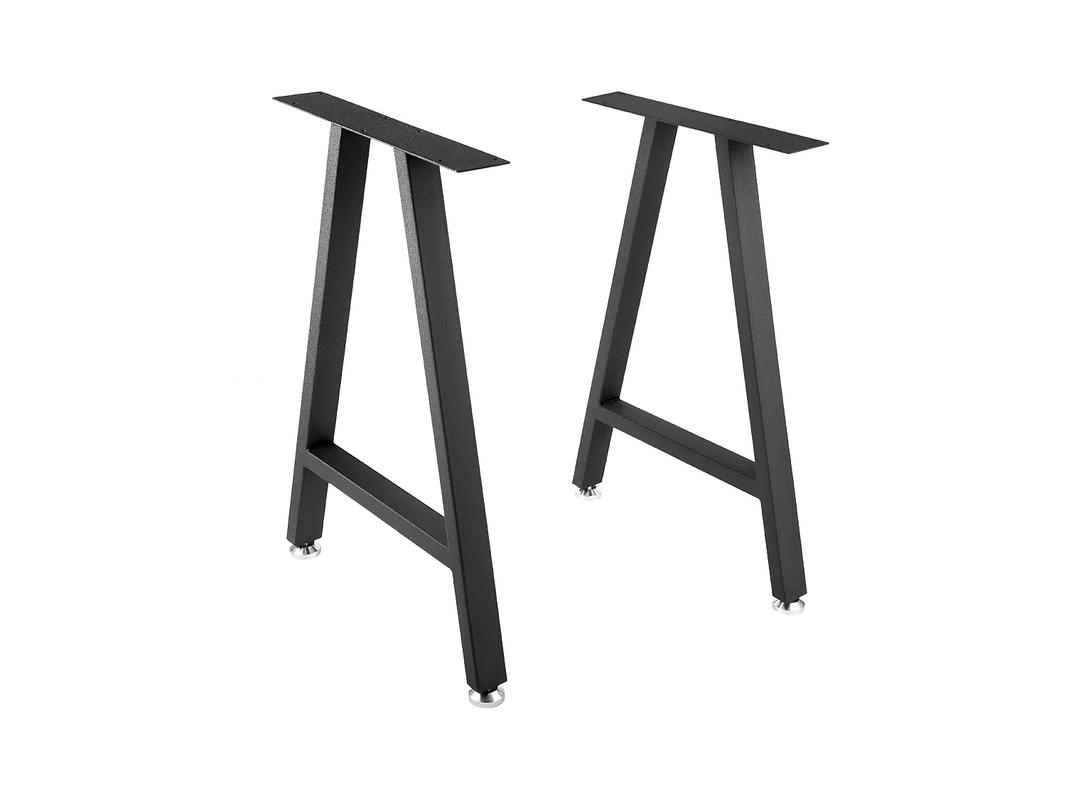 Pieds de Table en Métal SucceBuy, 71x45 cm, Pieds de Bureau en Forme de A, Lot de 2 pour Table à Manger