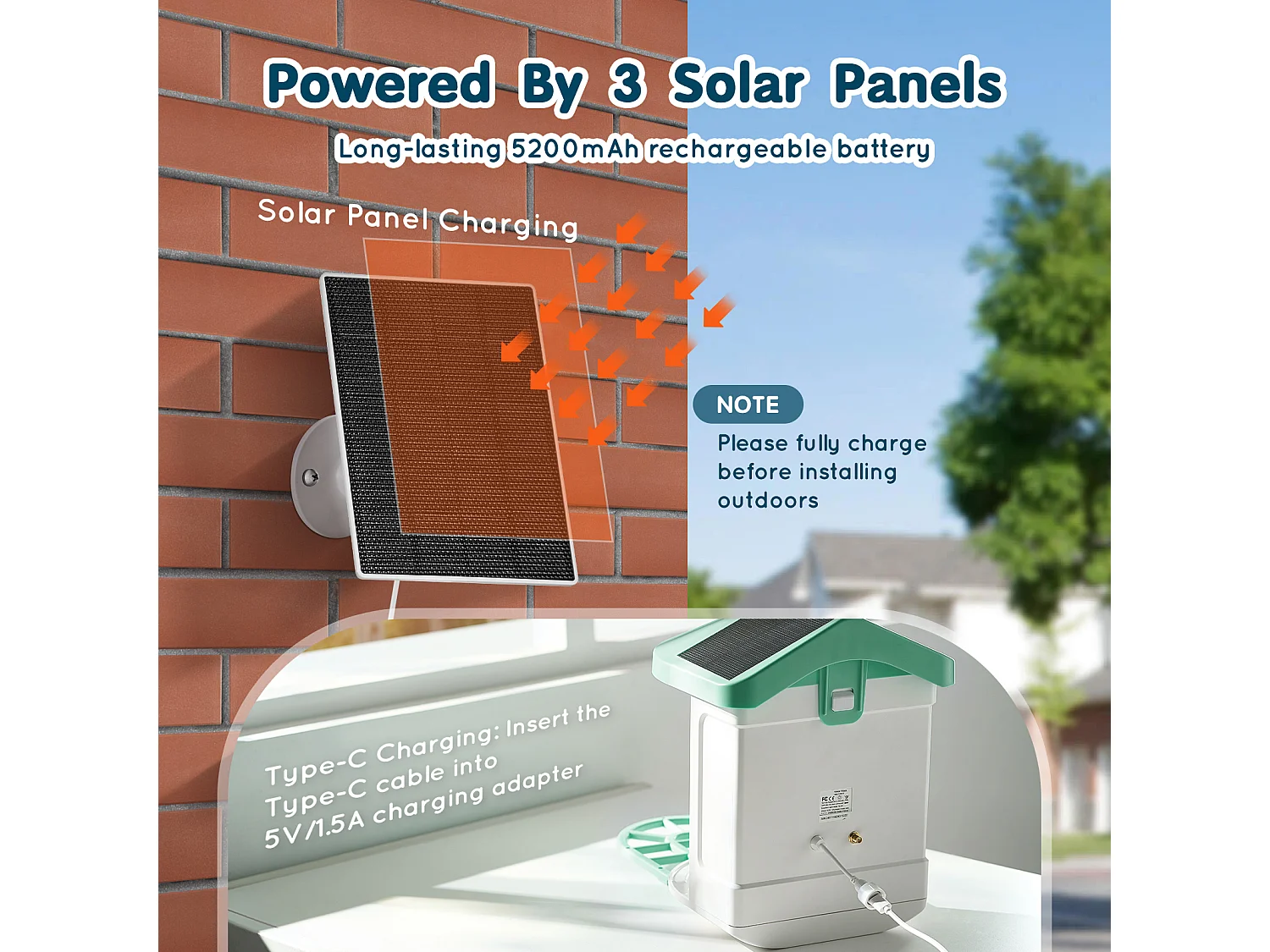 Mangeoire à Oiseaux SucceBuy Intelligente, Caméra, IA plus de 10 000 Espèces, Solaire