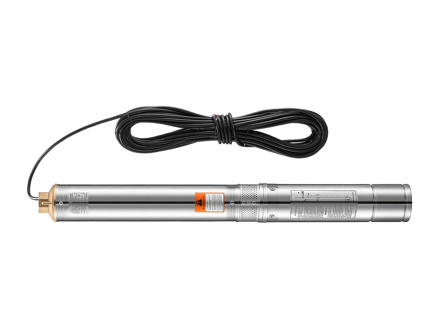 Pompe pour Puits Profonds SucceBuy, 550 W, Puissance de Sortie, 85 m, Hauteur Manométrique 65 L/min, Acier Inoxydable