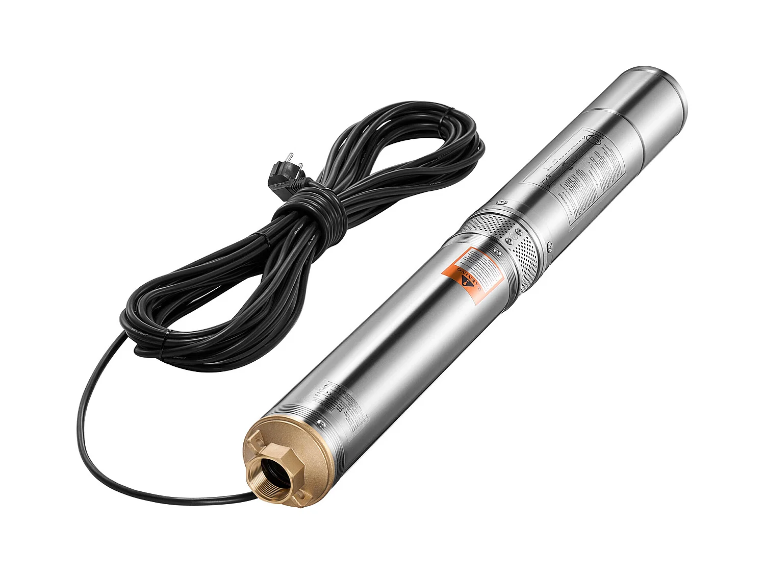 Pompe Submersible pour Puits Profonds SucceBuy, 750 W, 75 m, 100 l/min, Acier Inoxydable