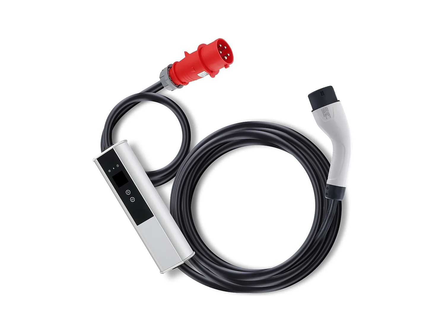 Chargeur EV Portable SucceBuy, Type 2, Câble de Charge 32 A, 230 V/400 V, Monophasé 22 kW Triphasé, Câble de Charge 7,5 m