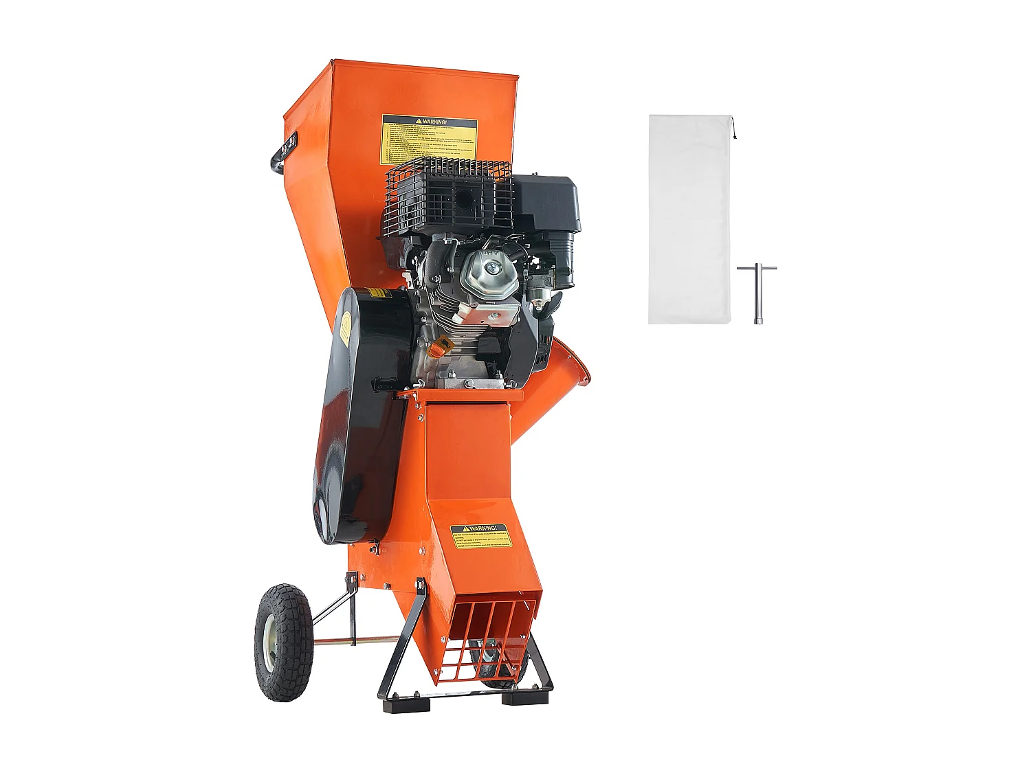 Trituradora de Madera a Gasolina SucceBuy de 12 HP, Motor de 6,7", 420 CC y 8,6 KW