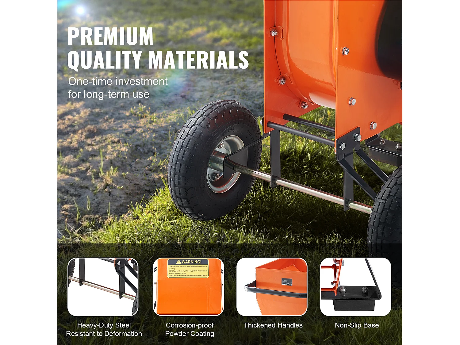 Trituradora de Madera a Gasolina SucceBuy de 12 HP, Motor de 6,7", 420 CC y 8,6 KW