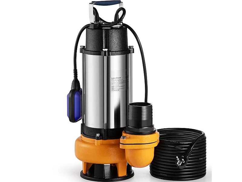 Pompe à Eau SucceBuy Submersible 2200W SucceBuy, pour Les Eaux Sales, Les Inondations, Les Piscines, Les Étangs de Jardin