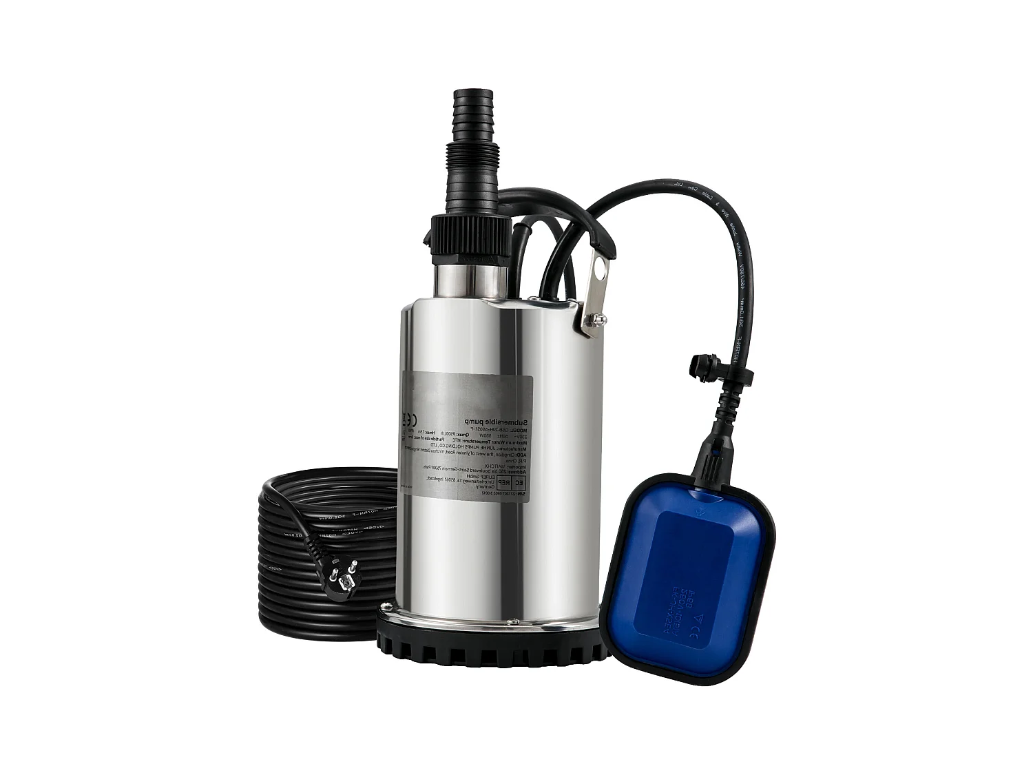 Pompe à Eau Submersible SucceBuy, 550 W, Eau Propre pour Inondations, Piscines, Jardins