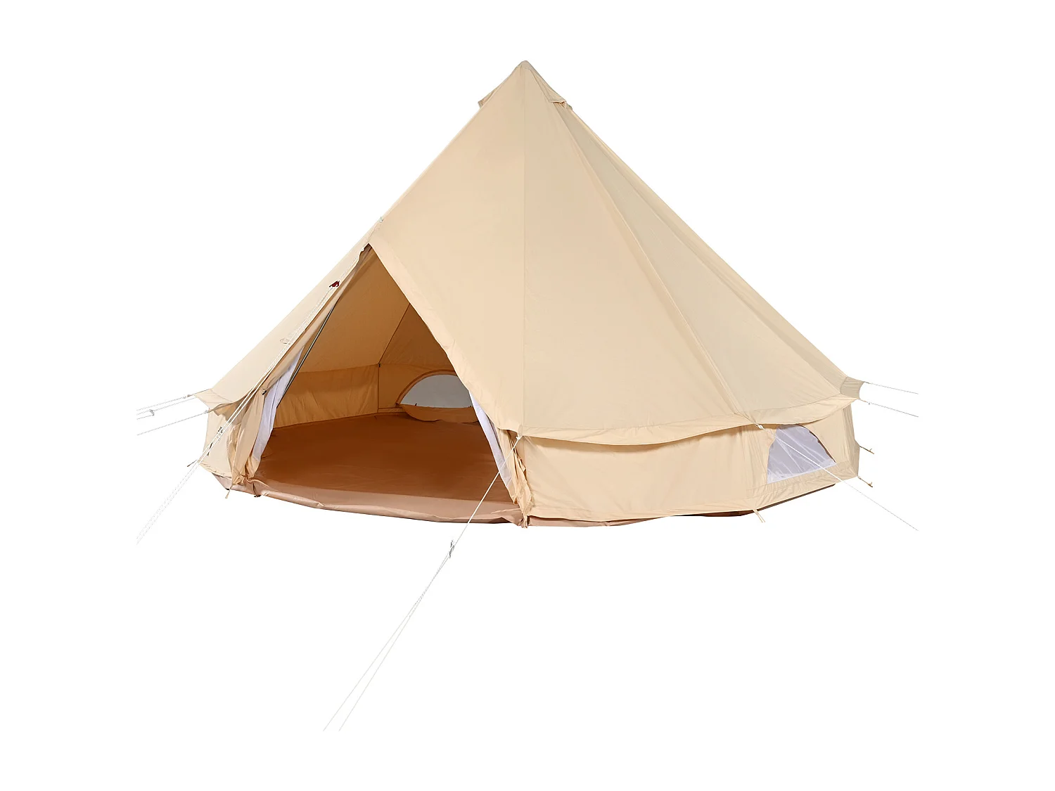 Tente Cloche en Toile SucceBuy 3 M/9,8 Pi, 4 Saisons avec Prise pour Poêle, Camping