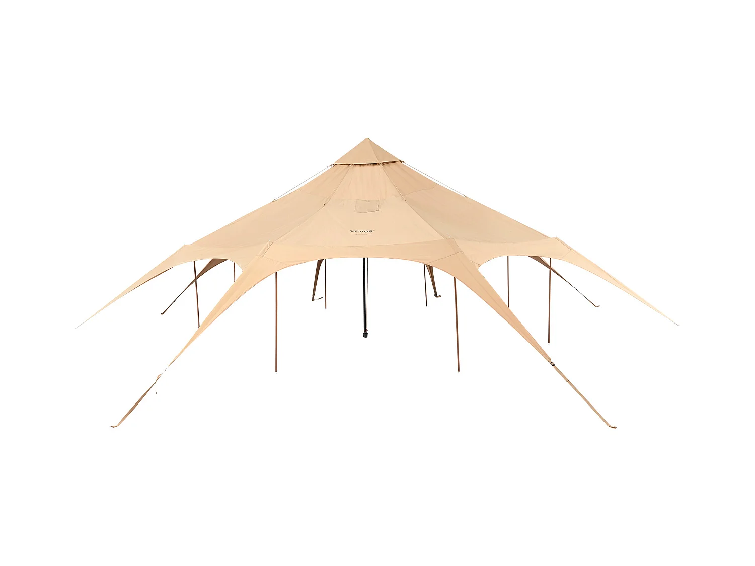 Tente Cloche en Toile SucceBuy 5 M/16,4 Pi, Tente/Tonnelle de Camping 4 Saisons avec Prise pour Poêle