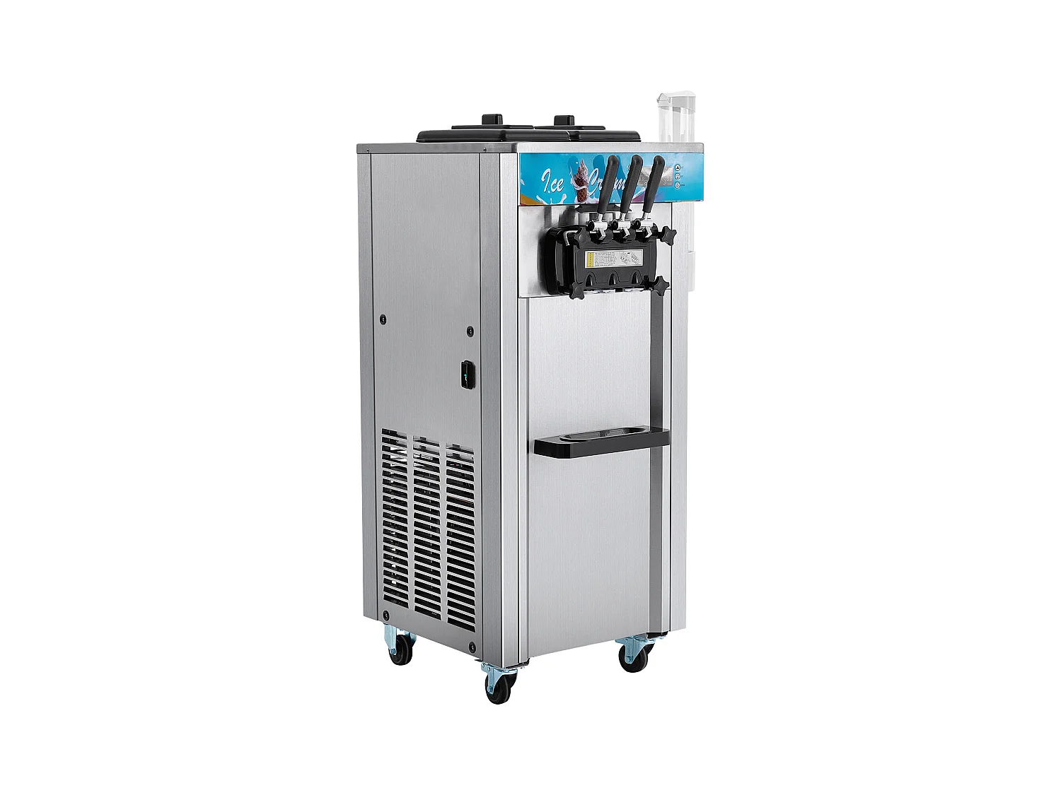Sorbetière SucceBuy Machine à Crème Glacée Molle Commerciale, 21 - 31 L/H, 3 Parfums