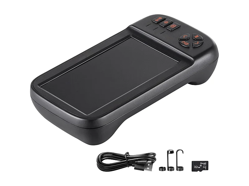 Endoskopkamera SucceBuy, 4,5 Zoll IPS-Dreifachobjektiv-Endoskop-Inspektionskamera