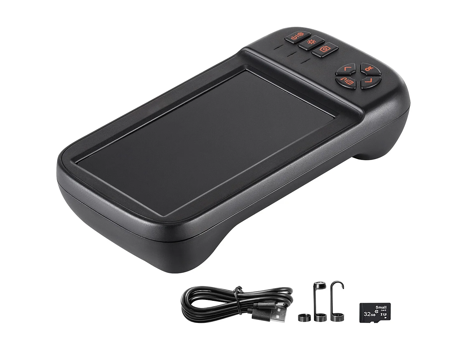 Endoskopkamera SucceBuy, 4,5 Zoll IPS-Dreifachobjektiv-Endoskop-Inspektionskamera