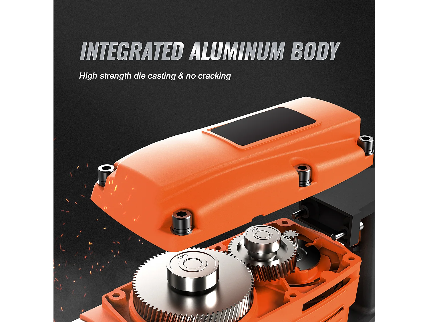 Marteau Piqueur de Démolition SucceBuy Marteau Piqueur de Démolition 2200W Brise-Béton Électrique 2 Burins