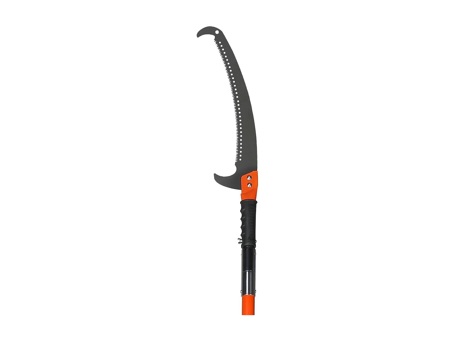 Scie Manuelle pour Perche SucceBuy, Élagueur Extensible, 7.3-27ft, Perche en Fibre de Verre, Couteau à Crochet