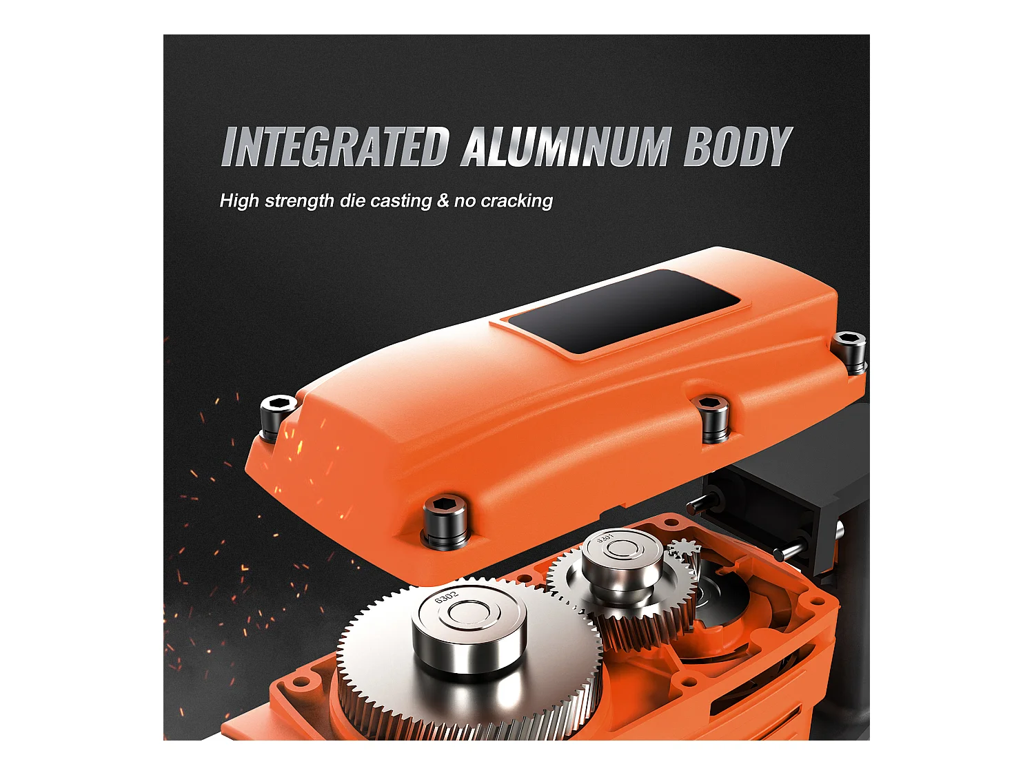 Marteau Piqueur de Démolition SucceBuy Marteau Piqueur de Démolition 2200W Brise-béton Électrique avec 4 Burins