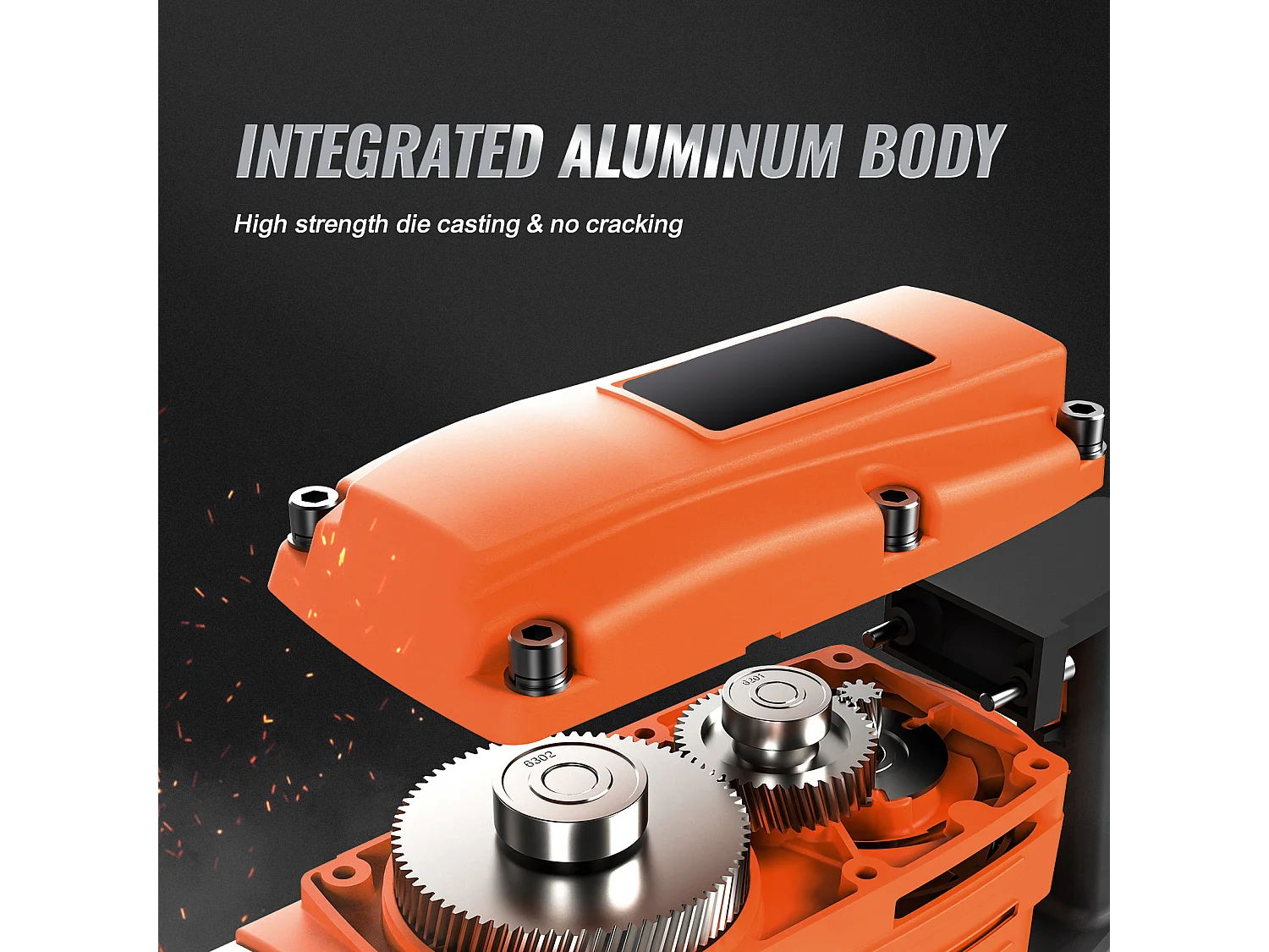 Marteau Piqueur de Démolition SucceBuy Marteau Piqueur de Démolition 2200W Brise-béton Électrique avec 4 Burins