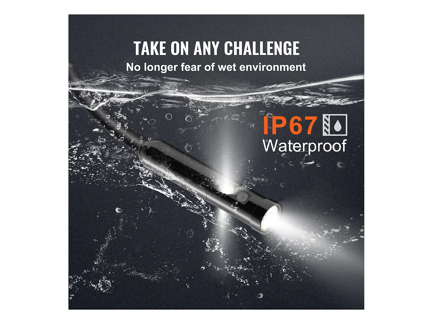 Caméra Endoscopique SucceBuy, Triple Objectif, Écran Partagé IPS 5", Zoom 8x, 10 Lumières LED