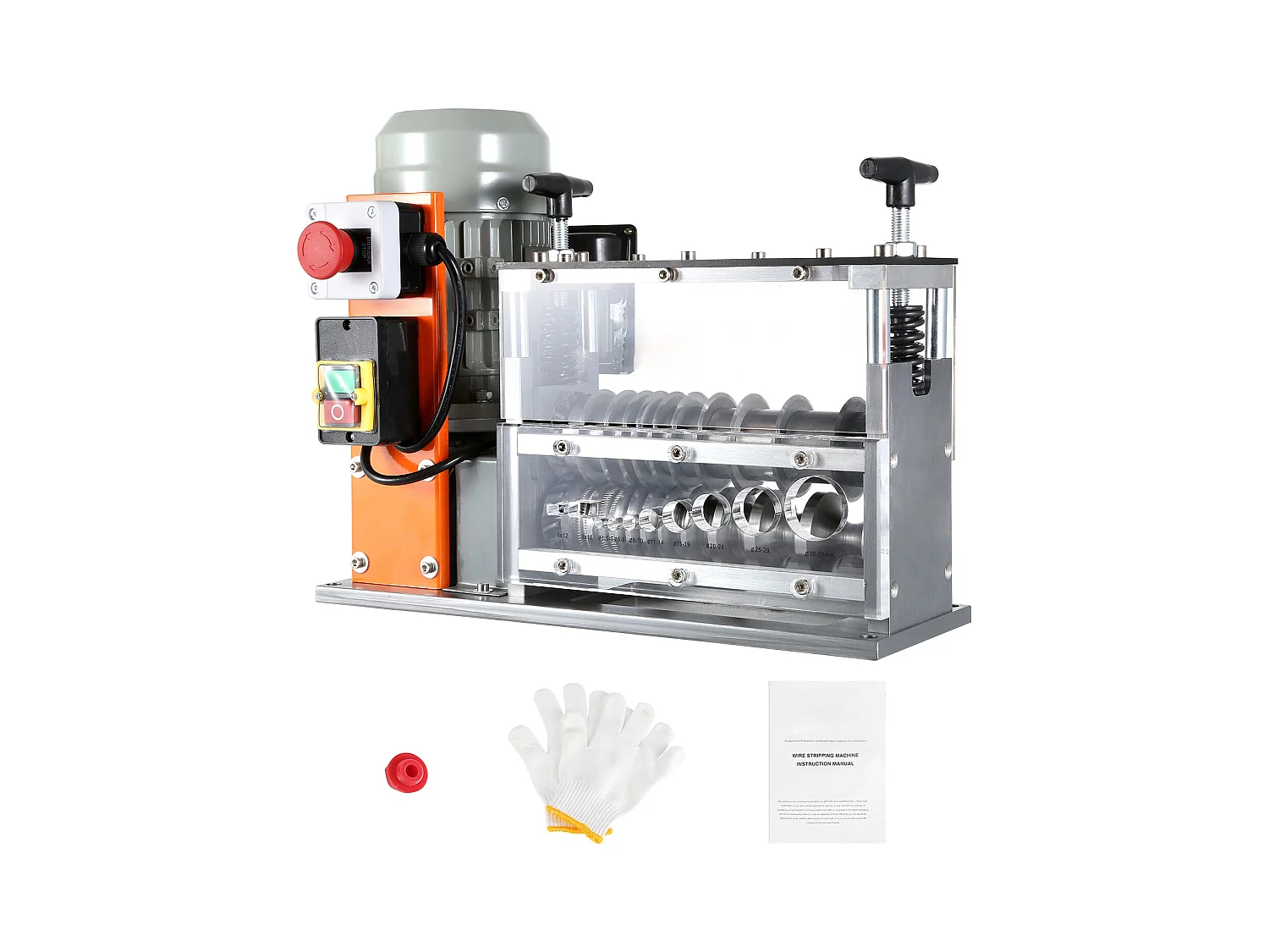 Machine à Dénuder SucceBuy Machine à Dénuder Électrique 0.06''-1.26'' Câble en Cuivre Visuel