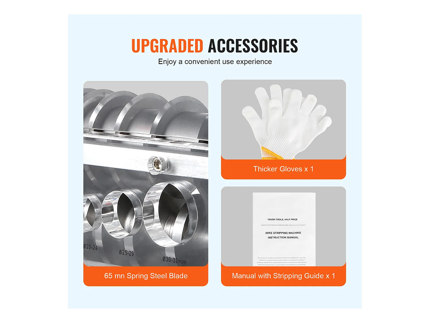 Machine à Dénuder SucceBuy Machine à Dénuder Électrique 0.06''-1.26'' Câble en Cuivre Visuel