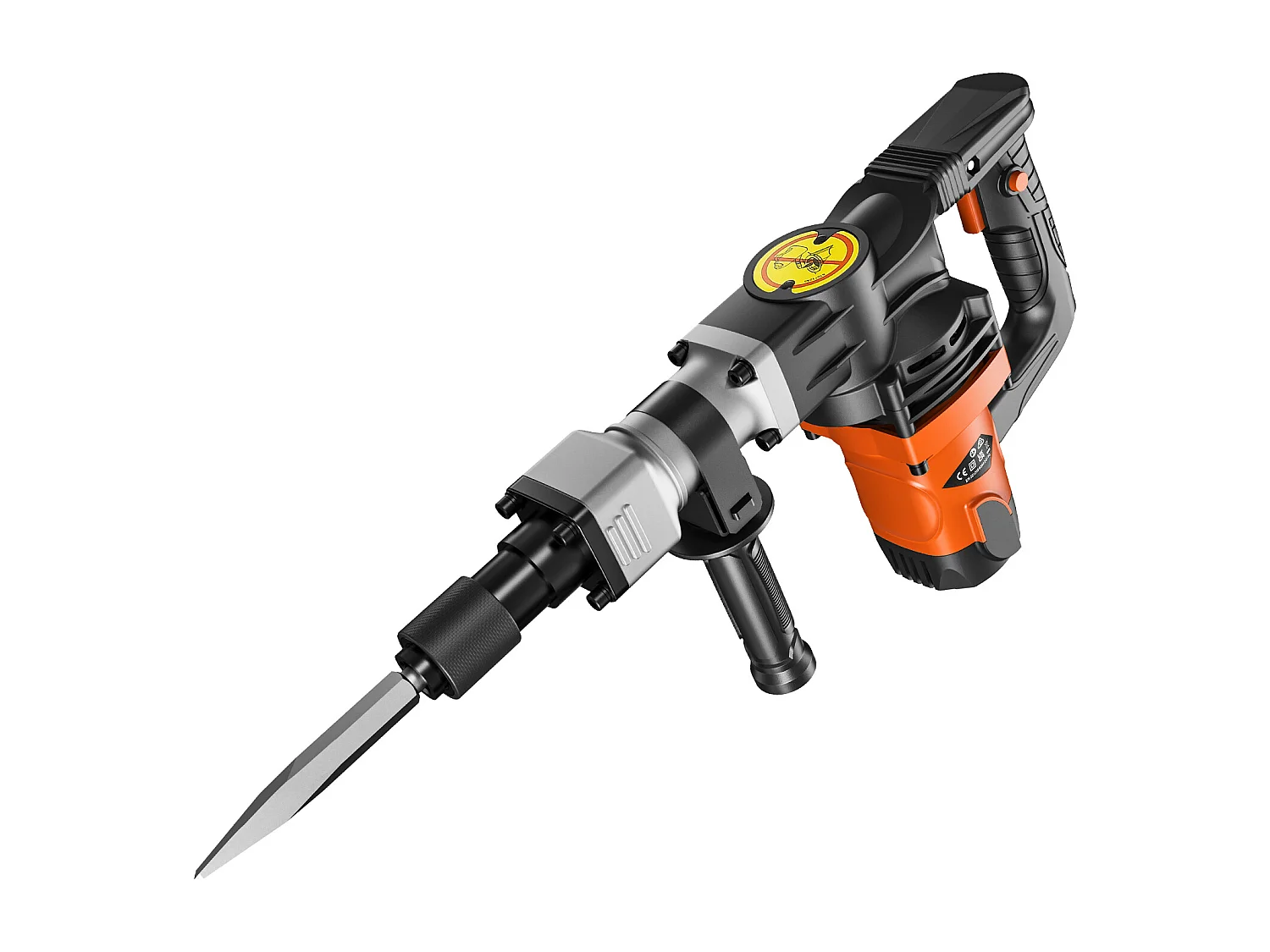 Marteau Piqueur de Démolition SucceBuy Marteau Piqueur de Démolition 1400W Brise Béton Électrique 2 Burins