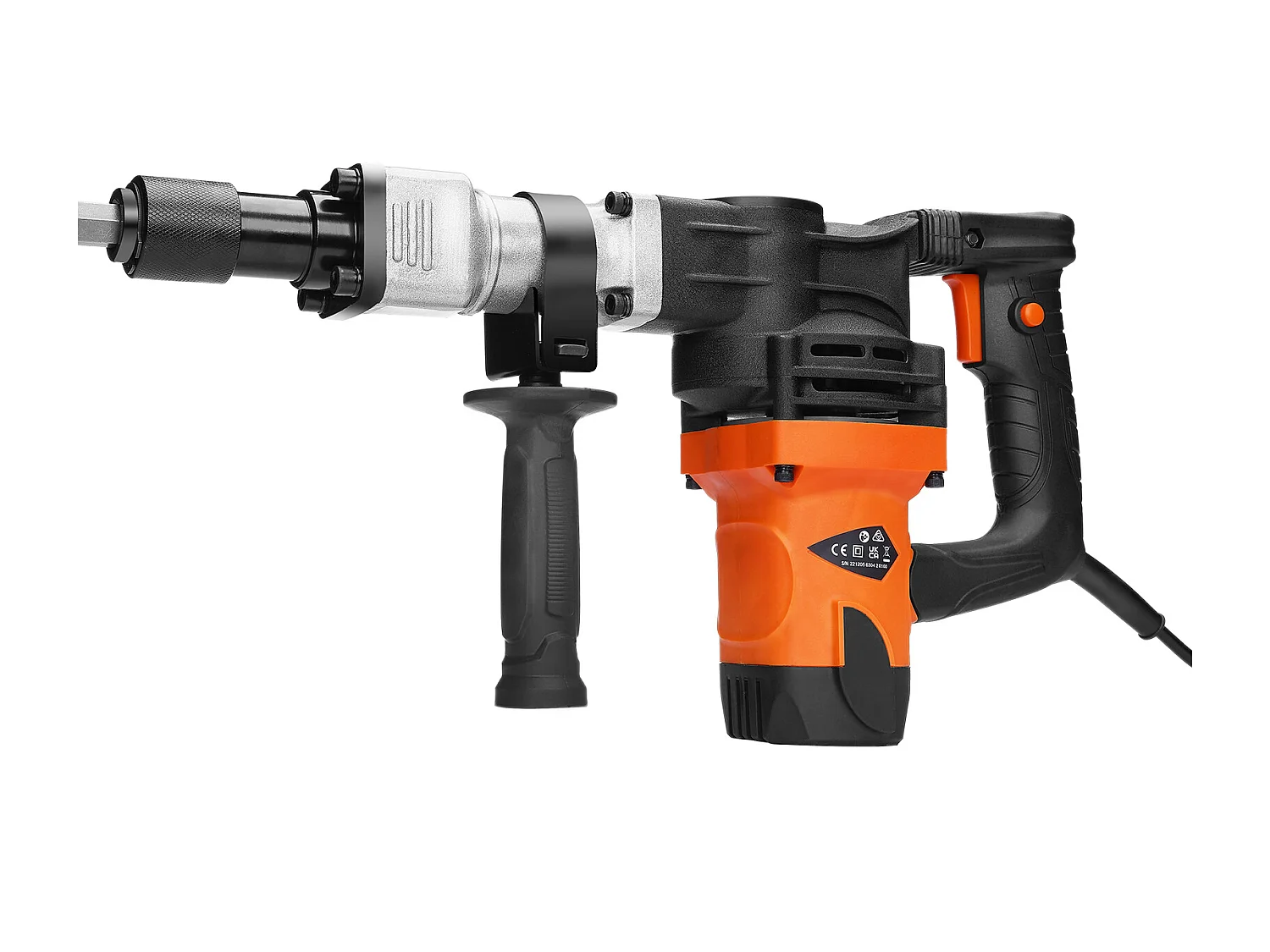 Marteau Piqueur de Démolition SucceBuy Marteau Piqueur de Démolition 1400W Brise Béton Électrique 2 Burins