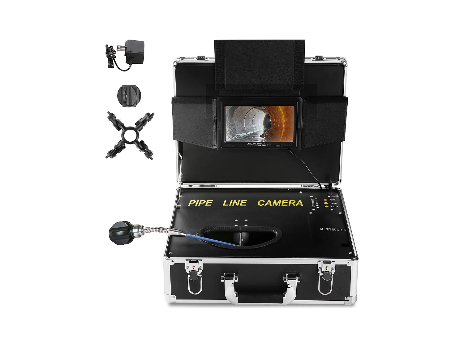 Caméra SucceBuy Caméra D'égout, Écran de 7 Pouces, 1000TVL, Caméra D'inspection de 100 Pieds