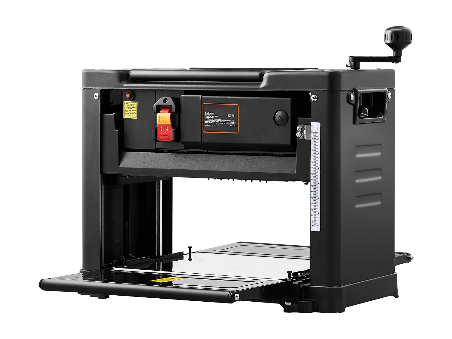 Raboteuse D'épaisseur SucceBuy de 13 Pouces, 1800 W, 15 A, Deux Lames pour le Travail du Bois