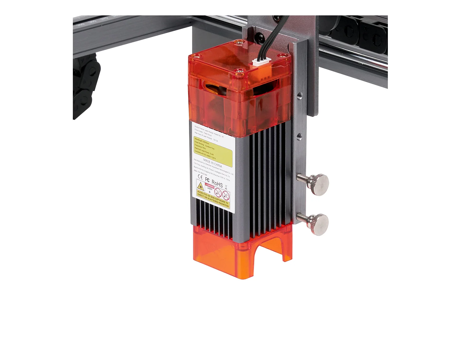 Máquina de Grabado Láser SucceBuy, Grabador Láser de Gran Potencia 5 W con Punto Comprimido y Protección Ocular, para la Madera y Ciertos Metales