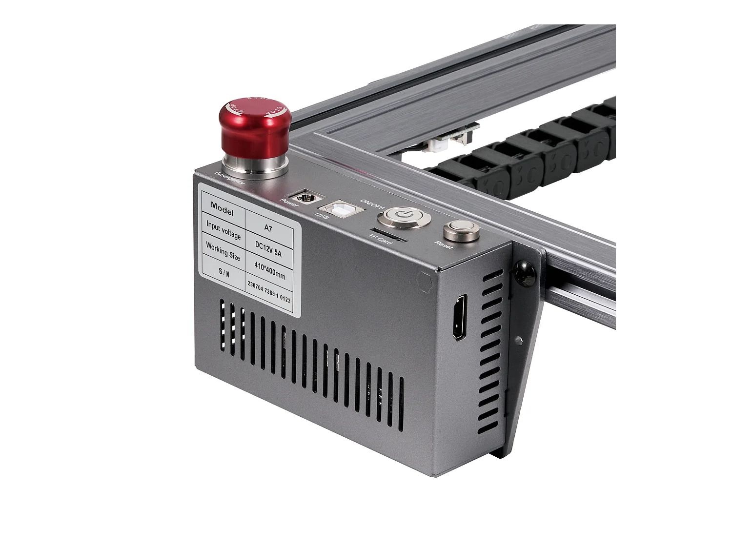 Máquina de Grabado Láser SucceBuy, Grabador Láser de Gran Potencia 5 W con Punto Comprimido y Protección Ocular, para la Madera y Ciertos Metales