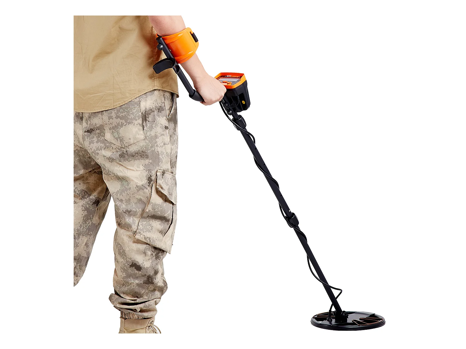 Détecteur de Métaux SucceBuy, 10 » IP68 Waterproof, Détecteur d'Or Professionnel pour Adultes, Noir