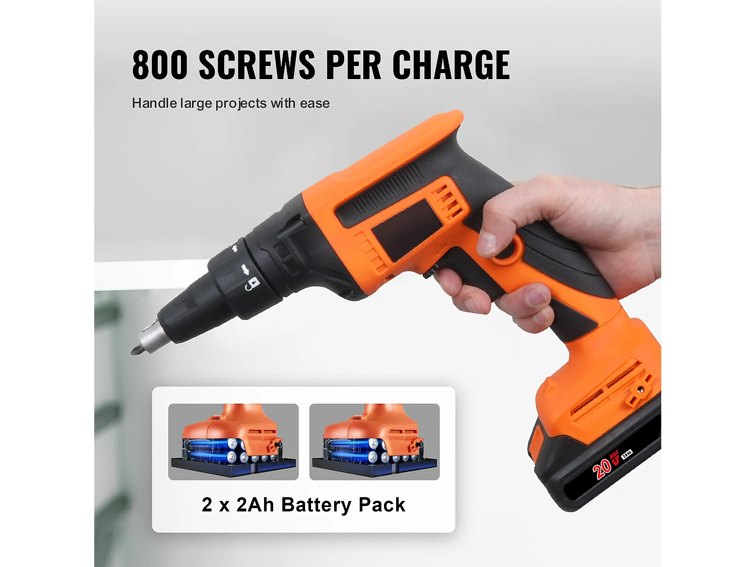 Kit de Visseuse SucceBuy pour Cloisons Sèches  20 V