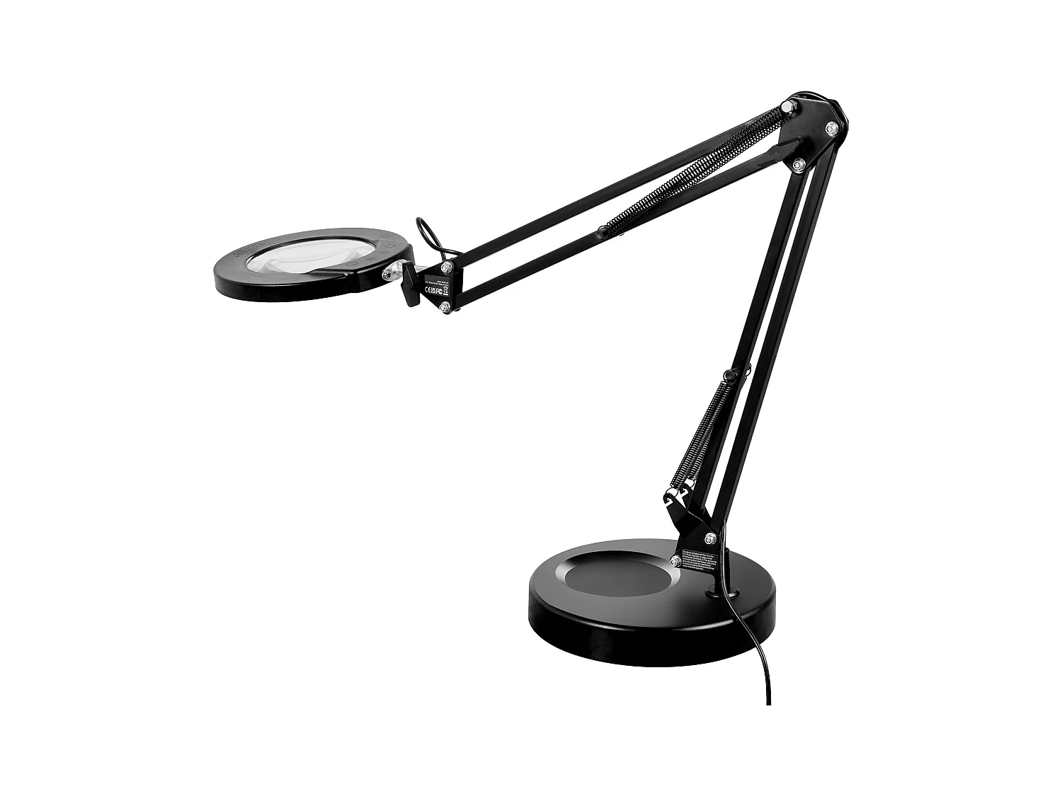 Lampe de bureau Lentille de 11 cm, Lampe Loupe SucceBuy 5X avec Lumière et Base, 5 Options de Couleur