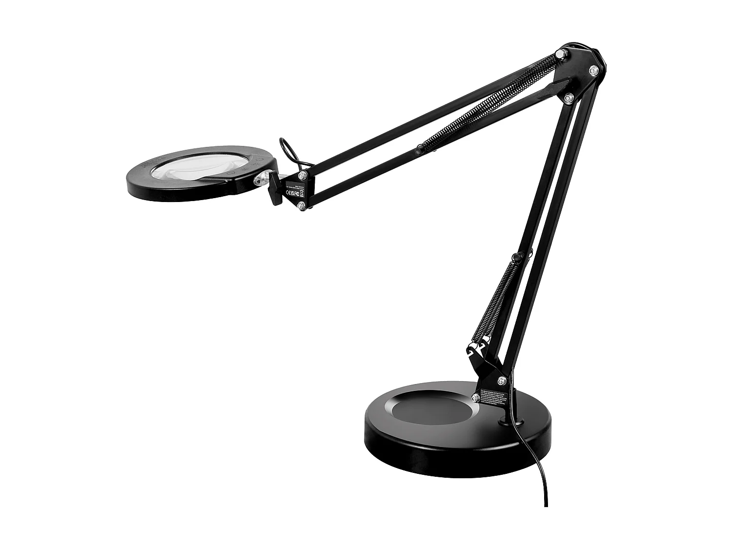 Lampe de bureau Lentille de 11 cm, Lampe Loupe SucceBuy 5X avec Lumière et Base, 5 Options de Couleur